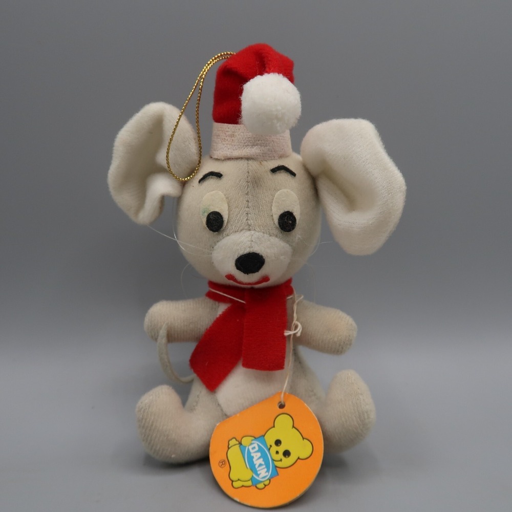 Vintage Mouse Plush‎ R. Dakin & Co. Dream Pets Gray shredded Clippings Toy